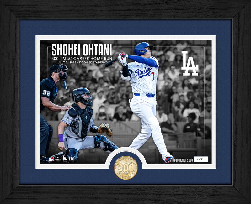 Highland Mint Shohei Ohtani 300th Career Home Run Bronze Coin Photo Mint - Limited Edition /5,000