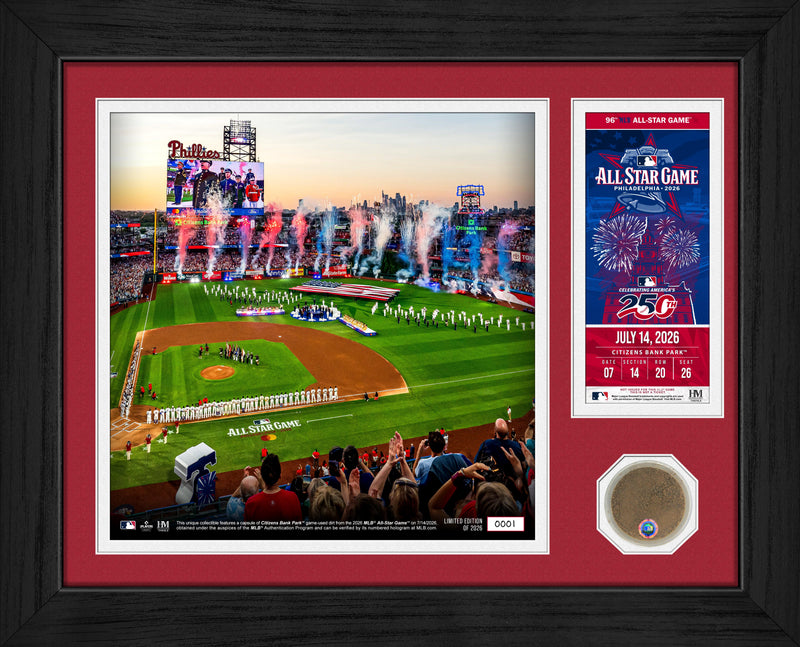 Highland Mint 2026 MLB All-Star Game Ceremony Game-Used Dirt & Ticket Photo Mint - Limited Edition /2,026