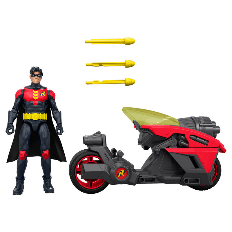 Mattel DC Core Robin Action Figure & Cycle Vehicle Set - 6.5 Inch