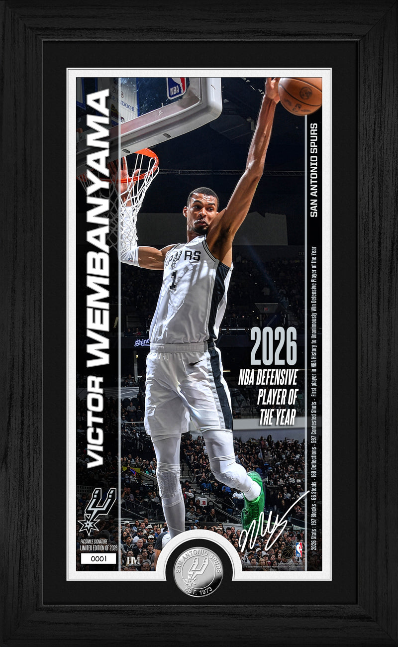 Highland Mint Victor Wembanyama 2026 NBA DPOY Silver Coin Photo Mint - Limited Edition /2026