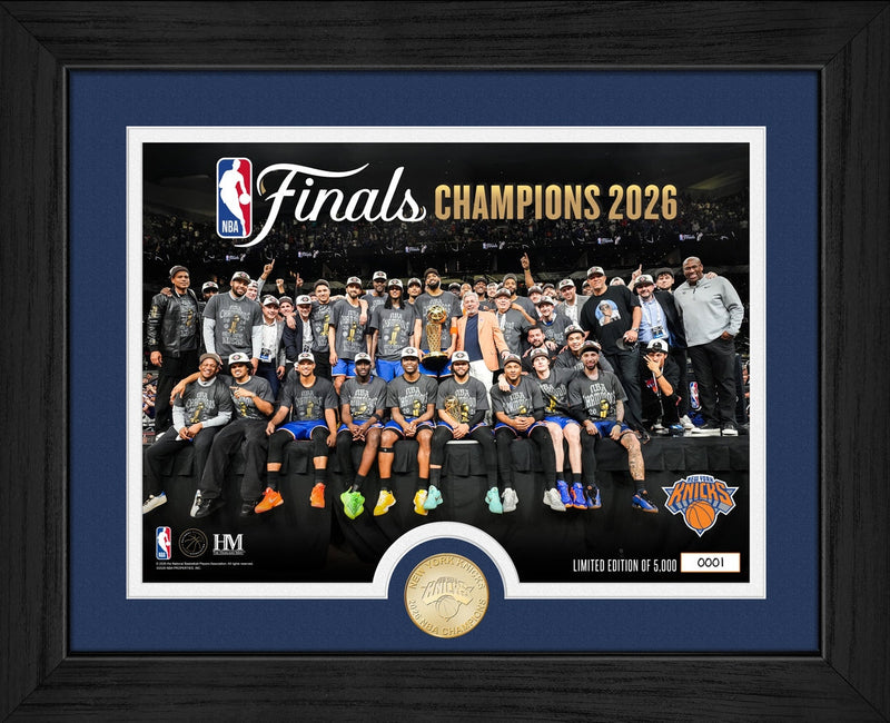 Highland Mint New York Knicks 2026 NBA Champions Bronze Coin Photo Mint - Limited Edition /5,000