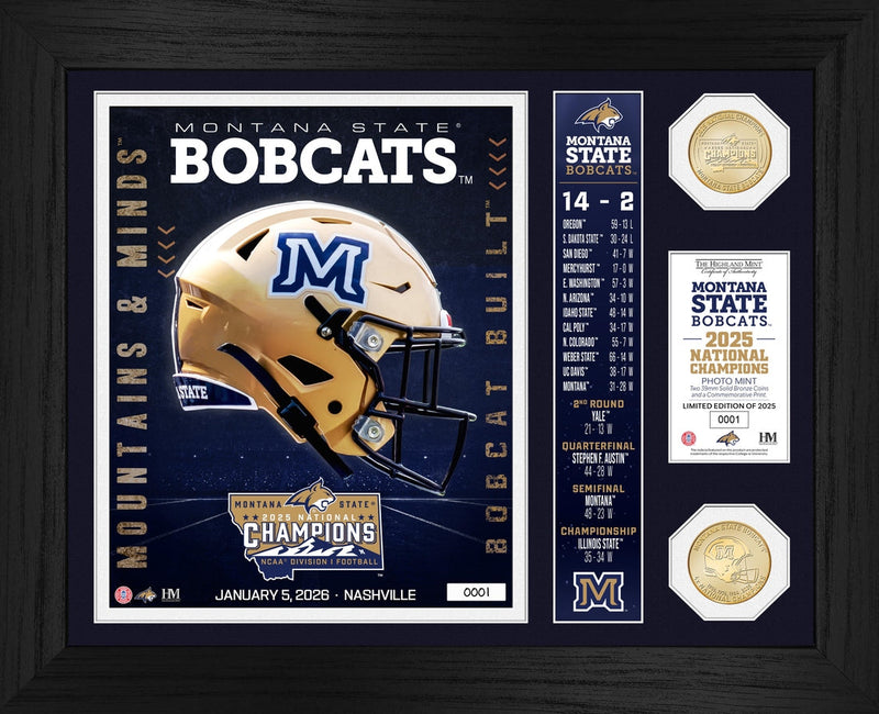 Highland Mint Montana State Bobcats 2025 NCAA FCS National Champions Bronze Coin Photo Mint - Limited Edition /2025
