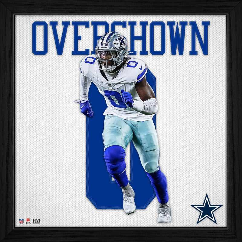 Highland Mint Dallas Cowboys DeMarvion Overshown Impact Jersey Frame