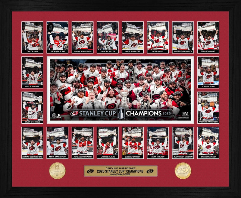 Highland Mint Carolina Hurricanes 2026 Stanley Cup Champions Bronze Coin Photo Mint - Limited Edition /2,026