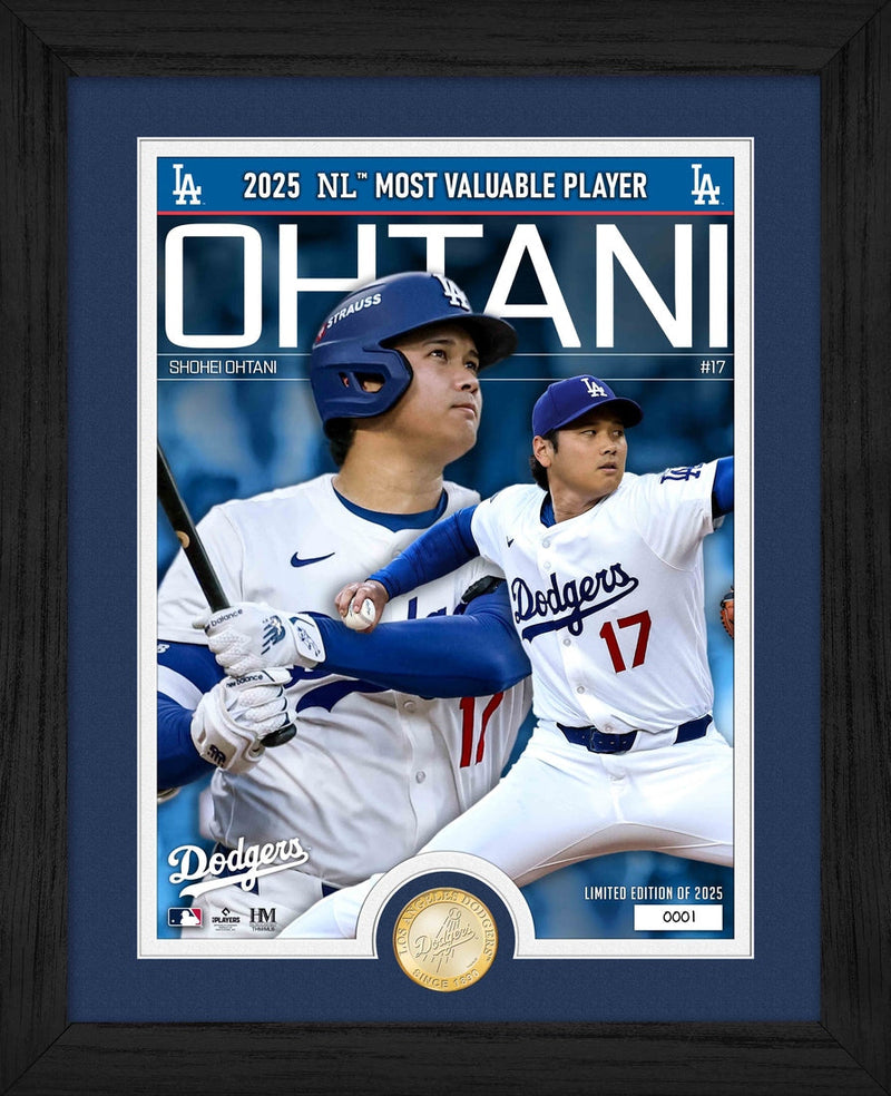 Highland Mint Shohei Ohtani 2025 National League MVP Bronze Coin Photo Mint - Limited Edition /2,025