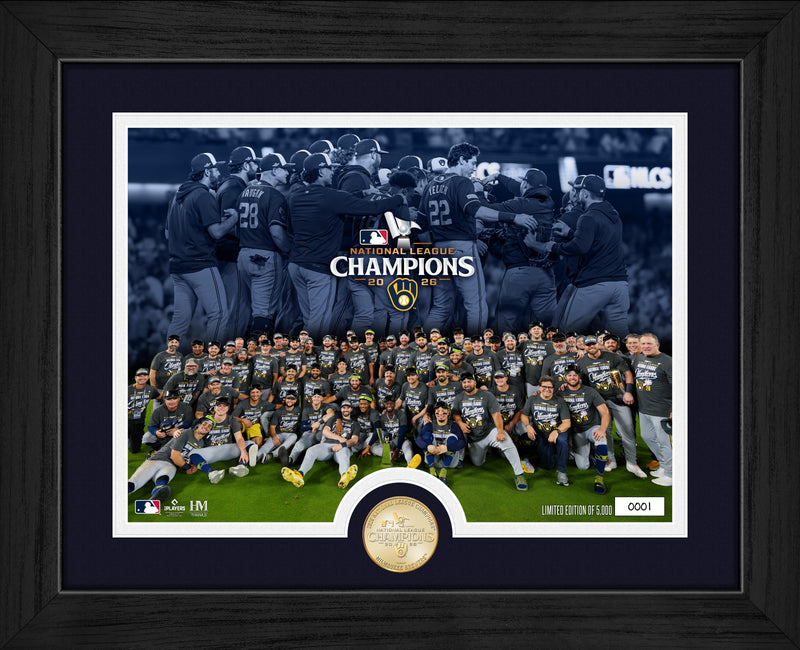 Highland Mint Milwaukee Brewers 2026 NL Champions Bronze Coin Photo Mint - Limited Edition /5,000