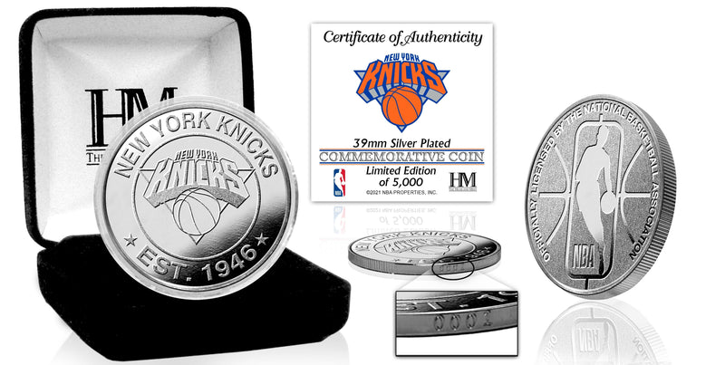 Highland Mint New York Knicks Silver Mint Coin - Limited Edition /5,000