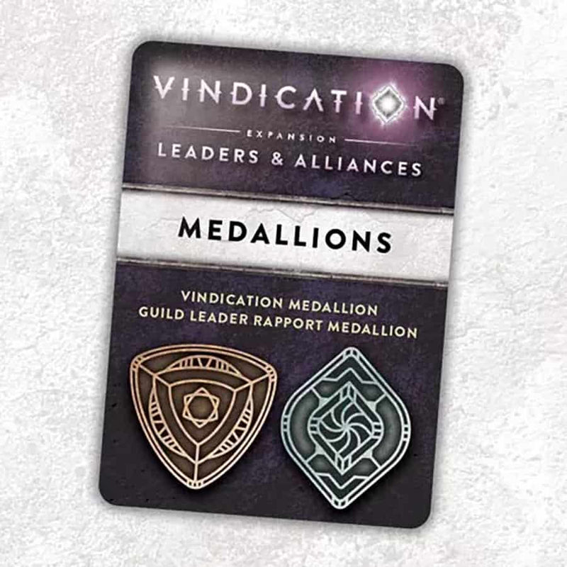 Orange Nebula Vindication Metal Threshold Medallions