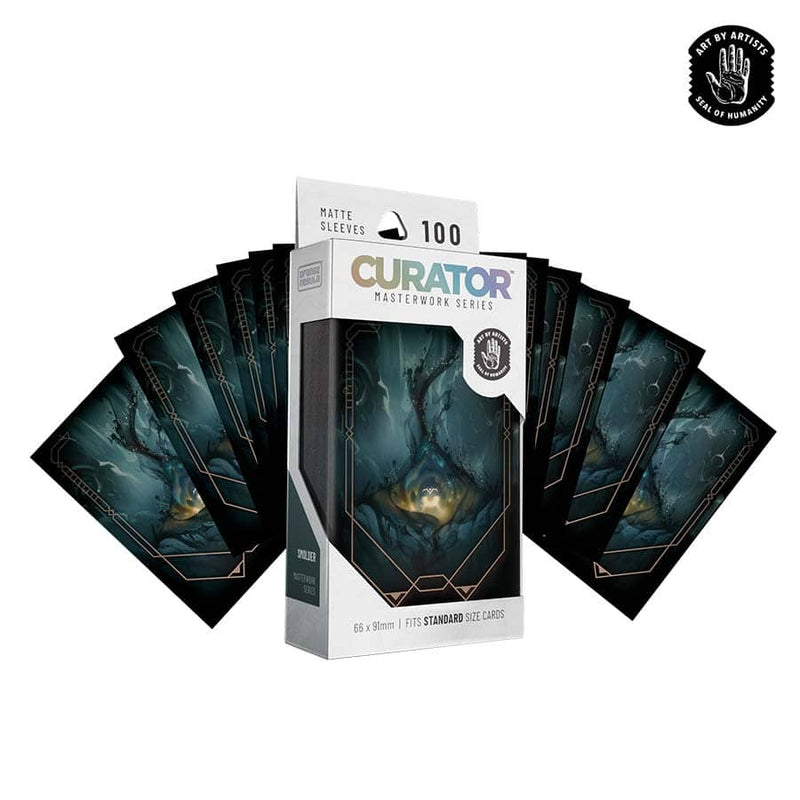 Curator Masterworks Sleeves (100 Count) - Smolder by Sergio Chaves