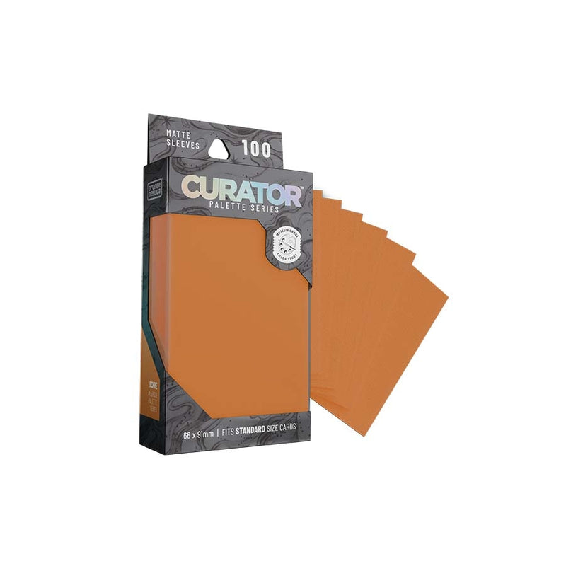 Orange Nebula Curator Palette Sleeves (100 Count) - Ochre