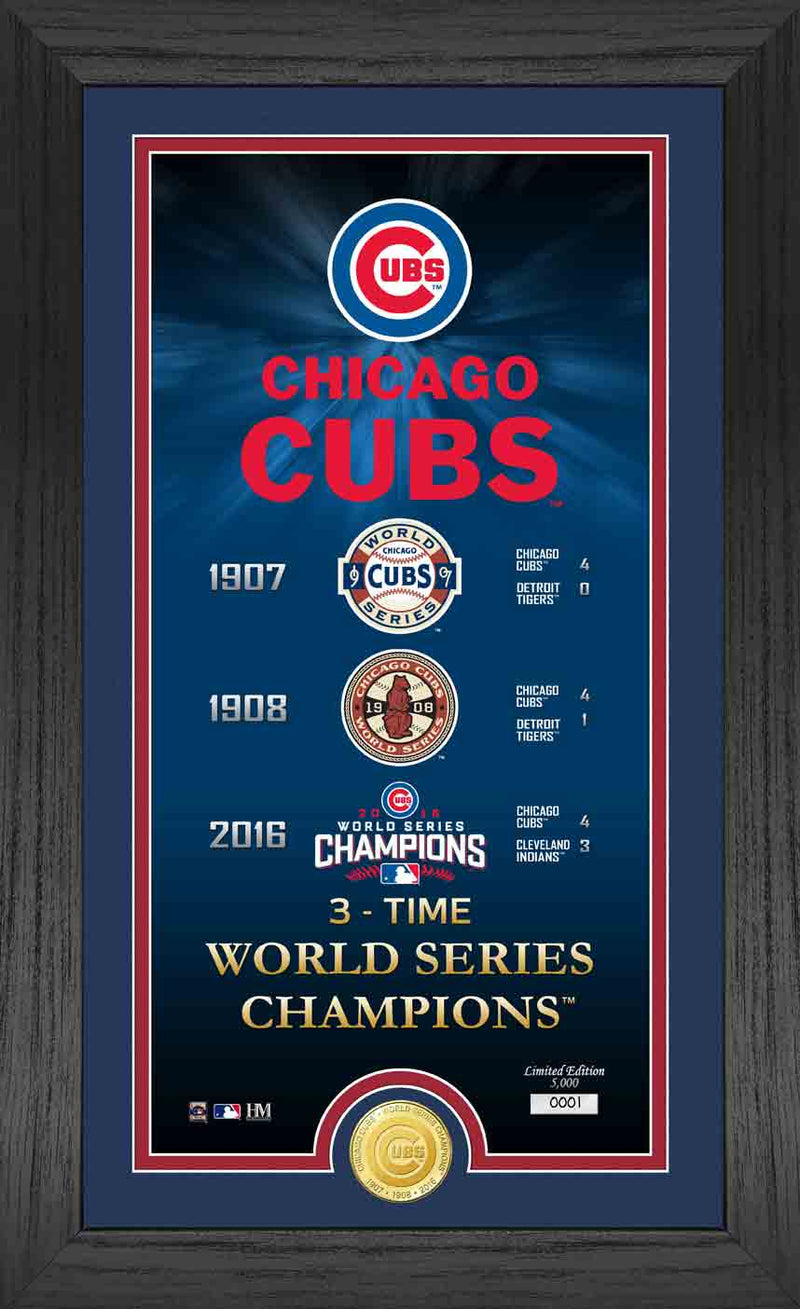 Highland Mint Chicago Cubs Legacy Bronze Coin Photo Mint - Limited Edition /5,000