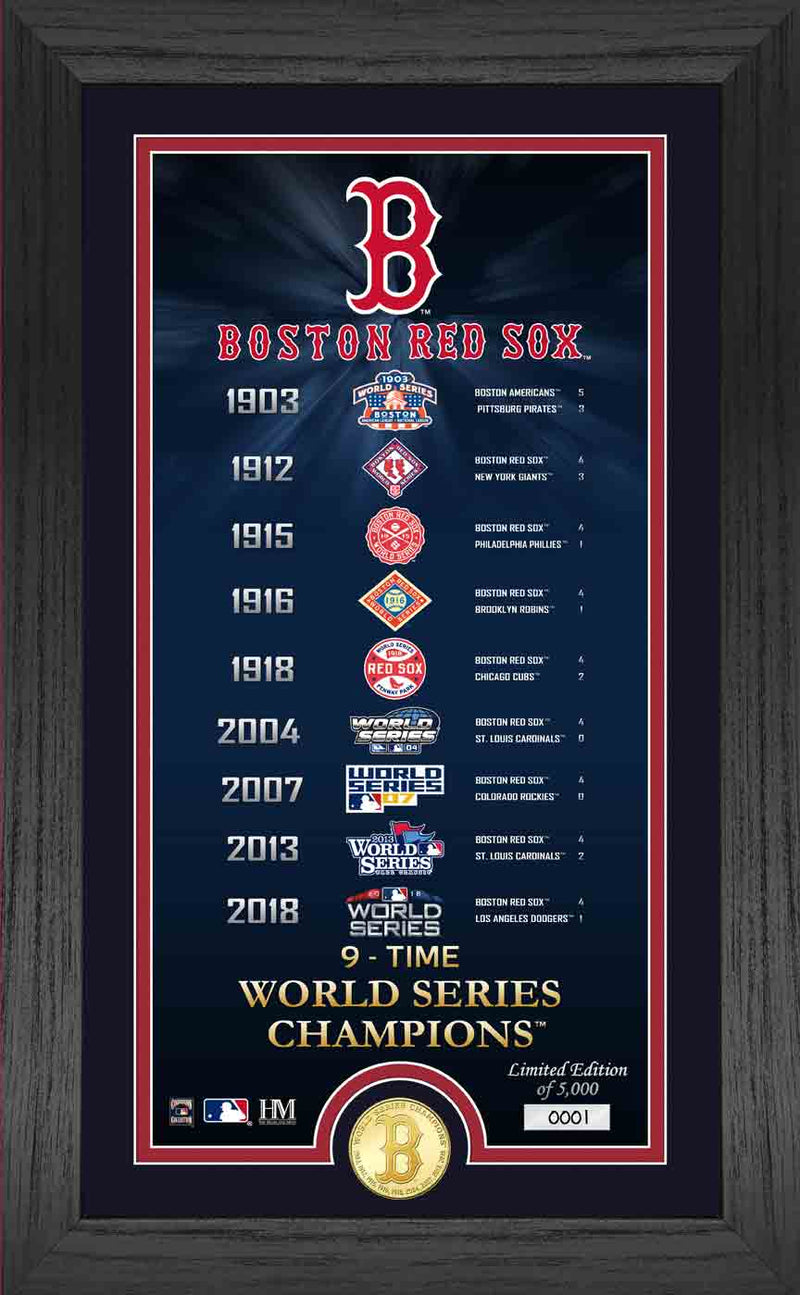 Highland Mint Boston Red Sox Legacy Supreme Bronze Coin Photo Mint - Limited Edition /5,000
