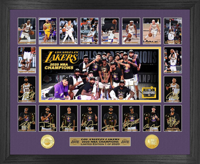 Highland Mint Los Angeles Lakers 2020 NBA Champions Bronze Coin Photo Mint - Limited Edition /2020