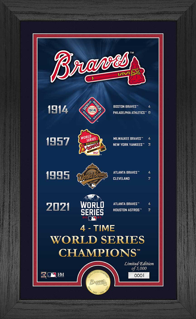 Highland Mint Atlanta Braves Legacy Supreme Bronze Coin Photo Mint - Limited Edition /5000