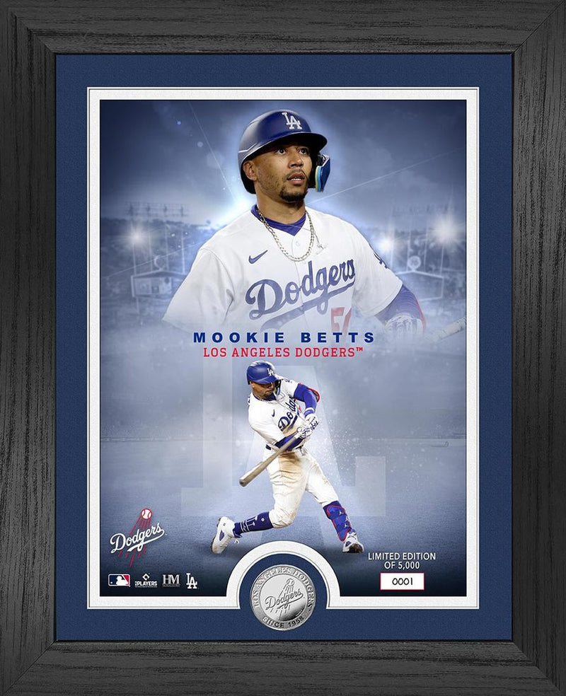 Highland Mint Mookie Betts Los Angeles Dodgers Bronze Coin Photo Mint - Limited Edition /5,000