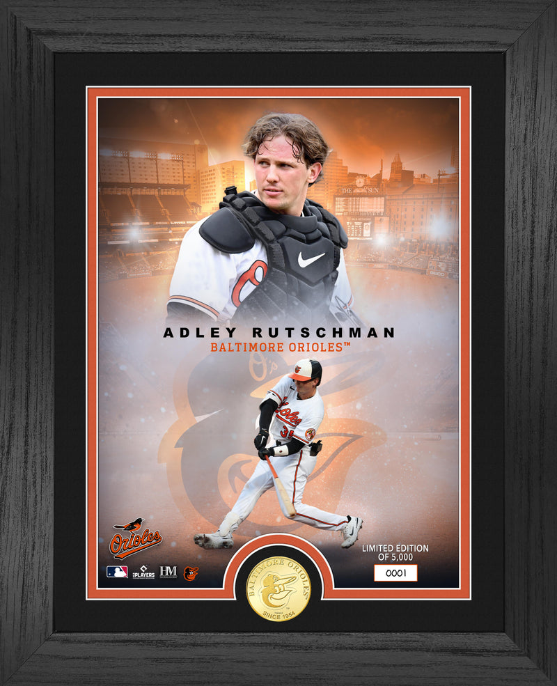 Highland Mint Adley Rutschman Baltimore Orioles Bronze Coin Photo Mint - Limited Edition /5,000