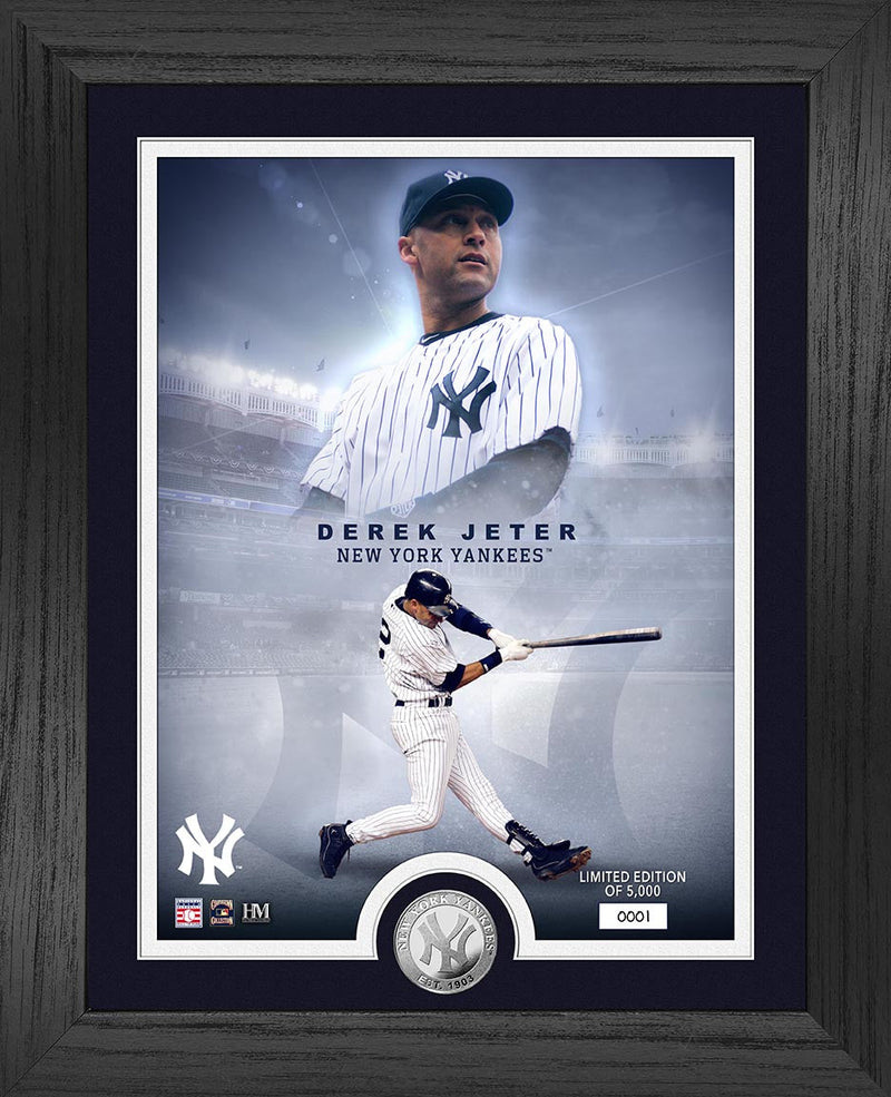 Highland Mint Derek Jeter Yankees Legends Silver Coin Photo Mint - Limited Edition /5,000