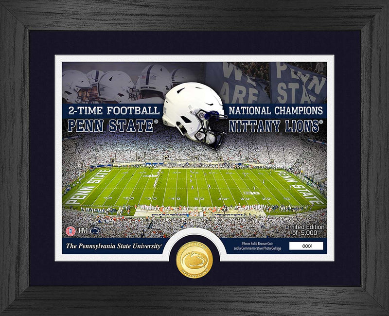 Highland Mint Penn State Nittany Lions Stadium Bronze Coin Photo Mint - Limited Edition /5,000