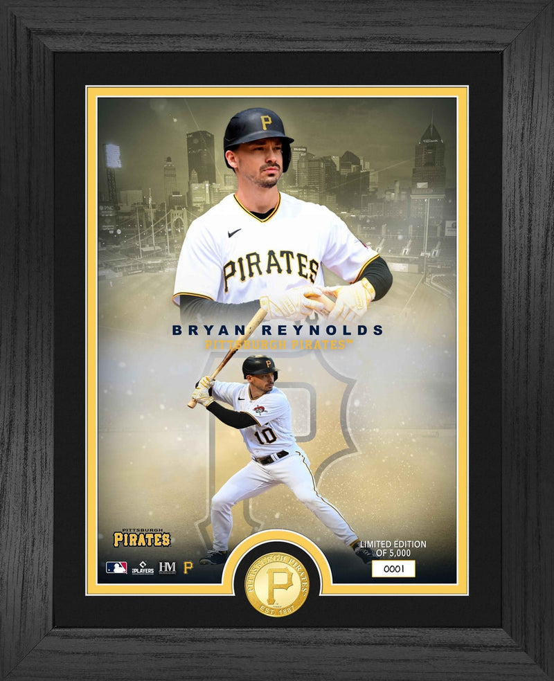 Highland Mint Bryan Reynolds Pittsburgh Pirates Bronze Coin Photo Mint - Limited Edition /5,000