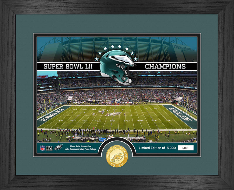 Highland Mint Philadelphia Eagles Stadium Bronze Coin Photo Mint - Limited Edition /5,000