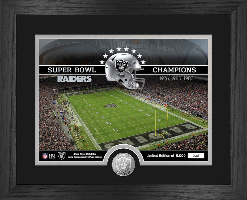 Highland Mint Las Vegas Raiders Stadium Silver Coin Photo Mint - Limited Edition /5,000