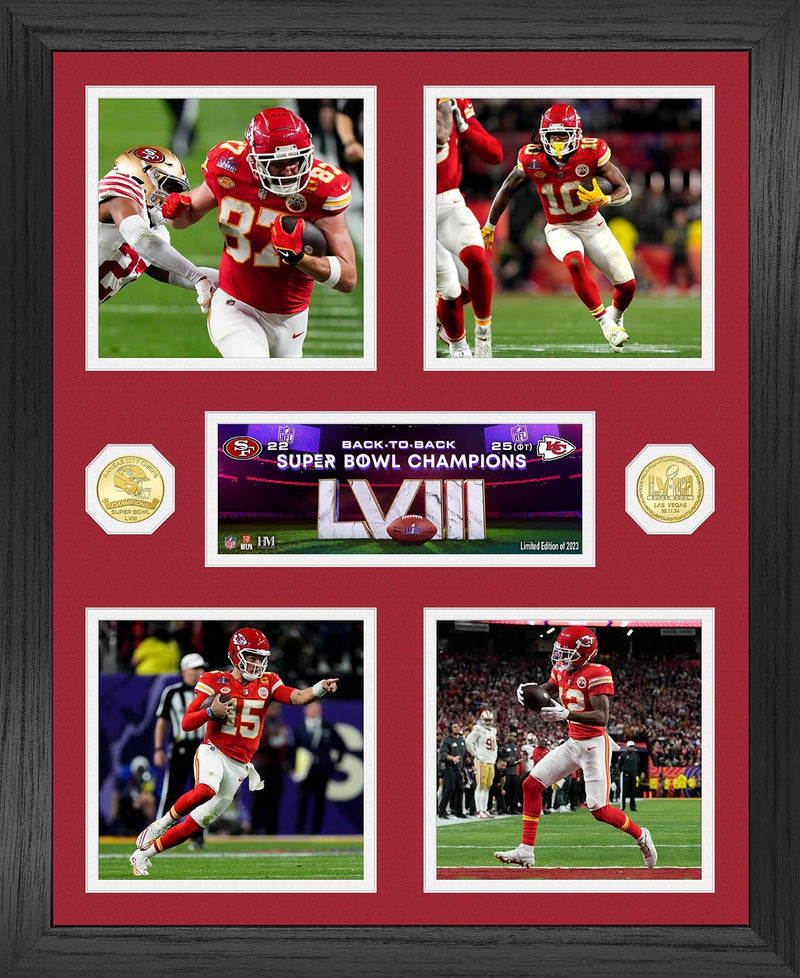 Highland Mint Kansas City Chiefs Super Bowl LVIII Champions Bronze Coin Photo Mint - Limited Edition /2023