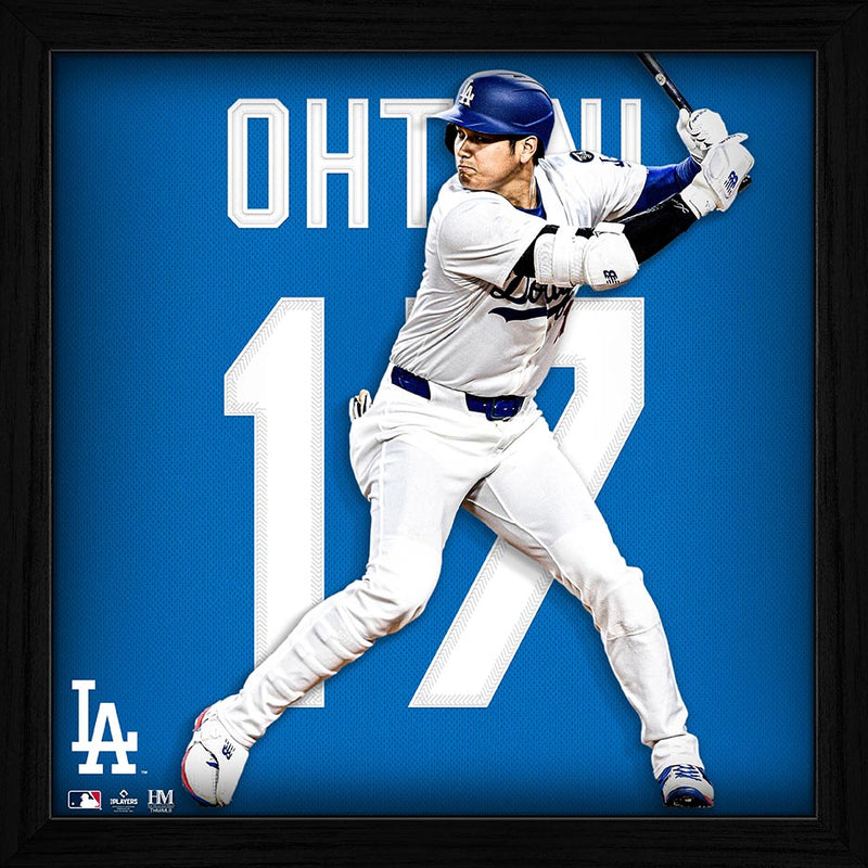 Highland Mint Shohei Ohtani Los Angeles Dodgers IMPACT Jersey Frame