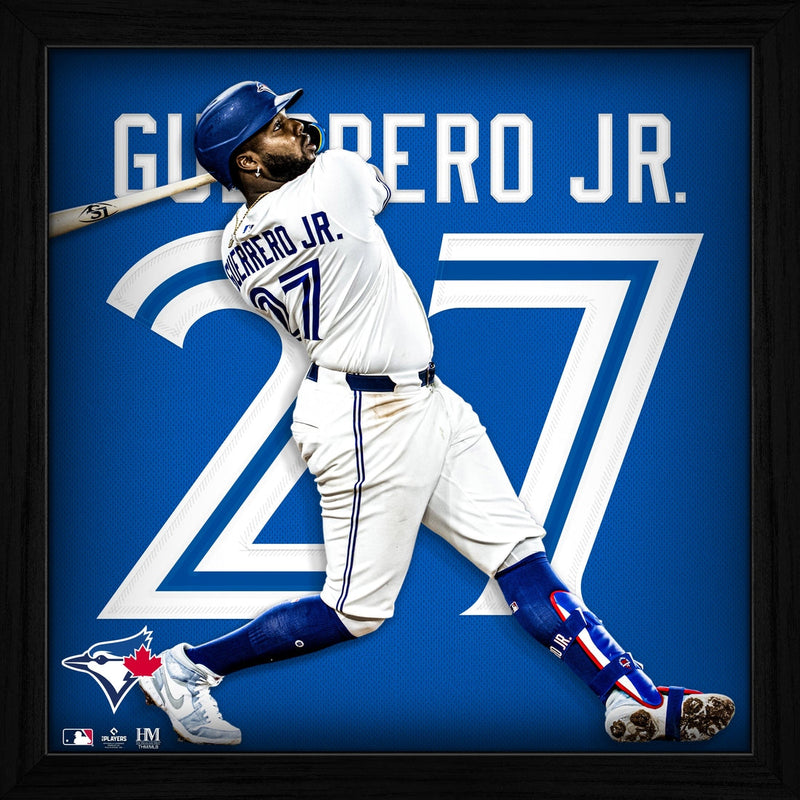Highland Mint Vladimir Guerrero Jr. Toronto Blue Jays Impact Jersey Frame