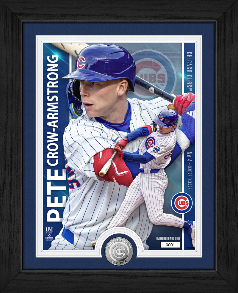Highland Mint Pete Crow-Armstrong Chicago Cubs Silver Coin Photo Mint - Limited Edition /1,000