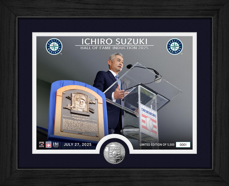 Highland Mint Ichiro Suzuki 2025 Hall of Fame Silver Coin Photo Mint - Limited Edition /5,000