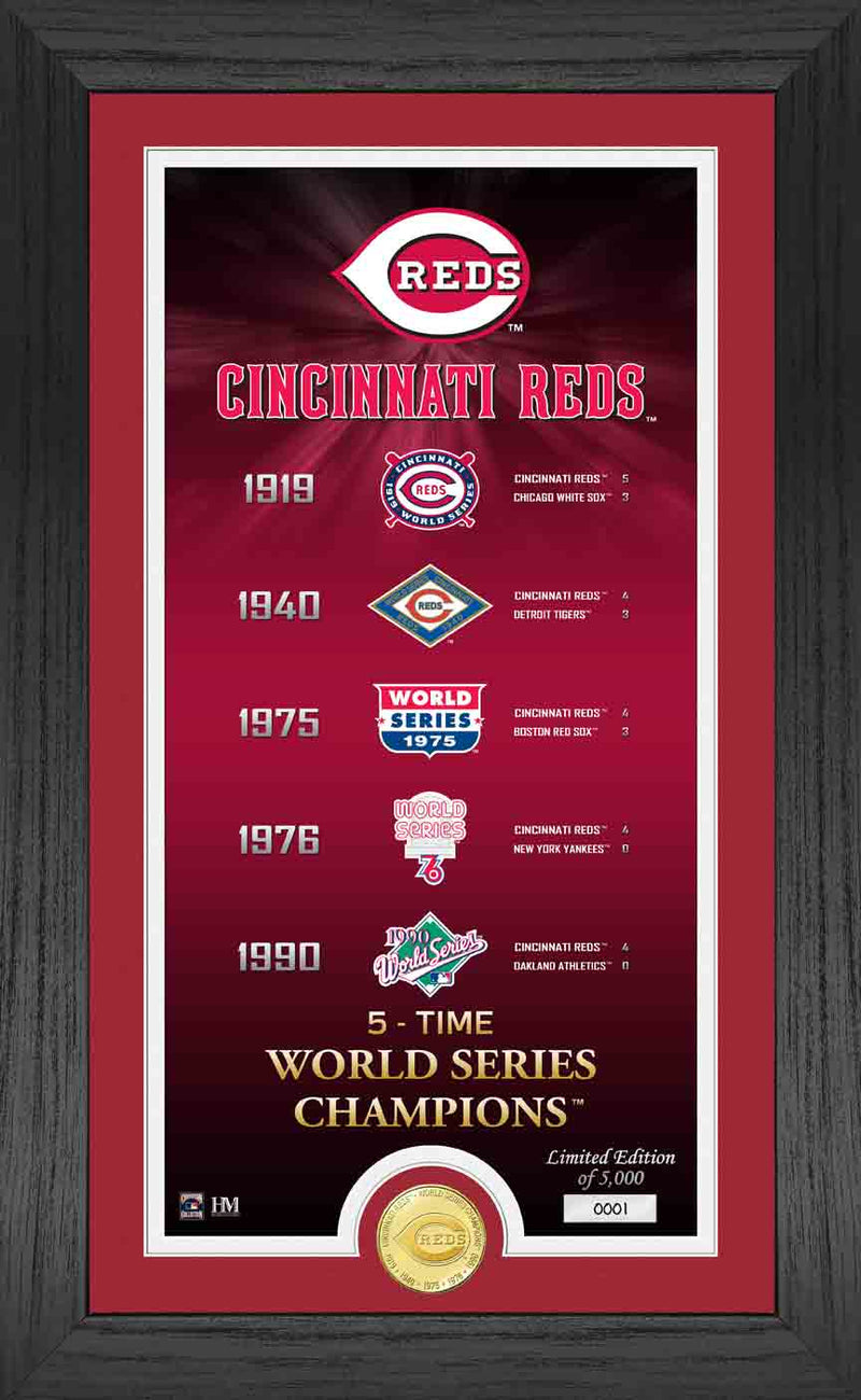 Highland Mint Cincinnati Reds Legacy Supreme Bronze Coin Photo Mint - Limited Edition /5,000