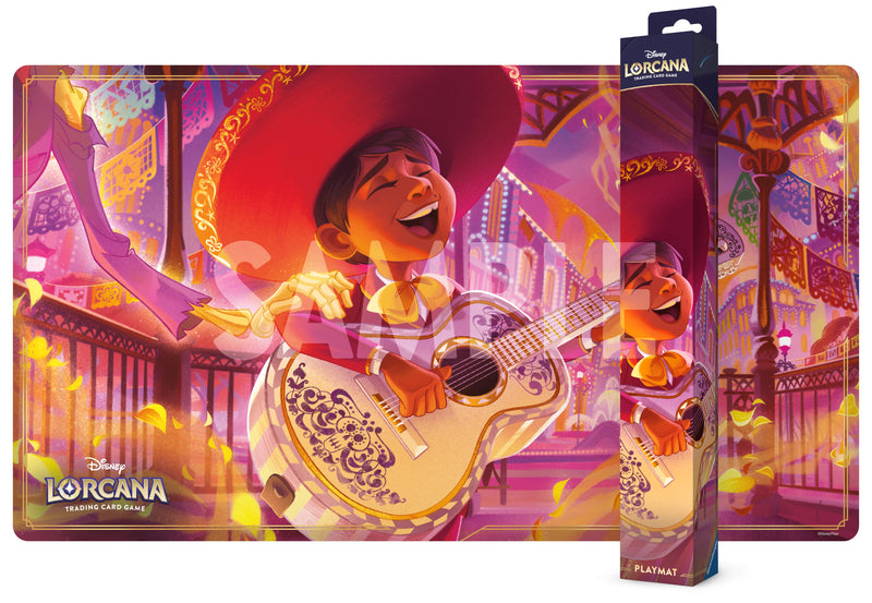 Disney Lorcana TCG Hyperia City Miguel Playmat