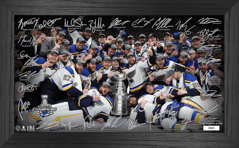 Highland Mint St. Louis Blues 2019 Stanley Cup Champions Signature Rink