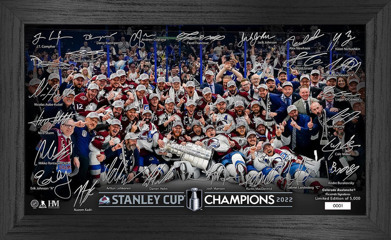 Highland Mint Colorado Avalanche 2022 Stanley Cup Champions Signature Rink - Limited Edition /5,000