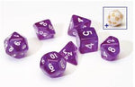Sirius Dice: 7CT Purple Translucent Polyhedral Dice Set