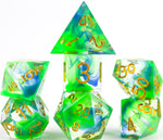 Sirius Dice: 7CT Sharp-edge - Cyprus Polyhedral Dice Set