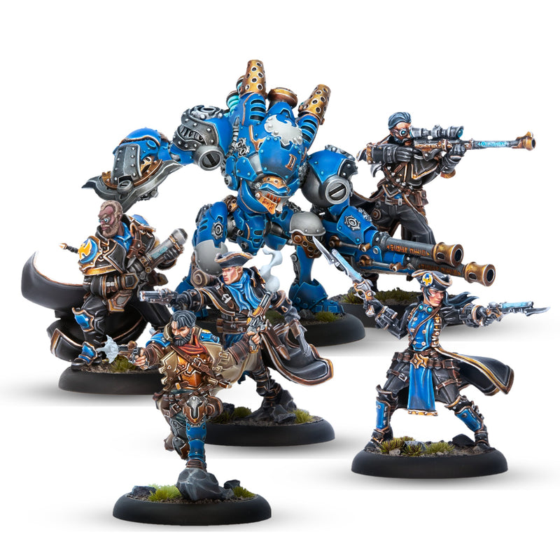 Warmachine Cygnar Hellslingers Command Cadre