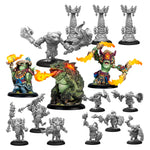 Warmachine: Southern Kriels - Fire Tongue Warriors Command Cadre