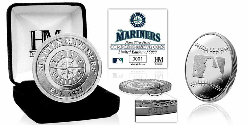 Highland Mint Seattle Mariners Silver Coin - Limited Edition /5,000