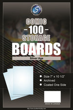 Backing Boards Silver 100-Count Packaged