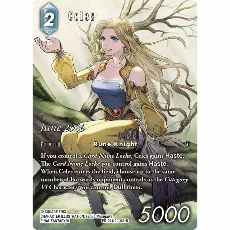 Square Enix Final Fantasy TCG Organized Play Pack - June 2026 Celes