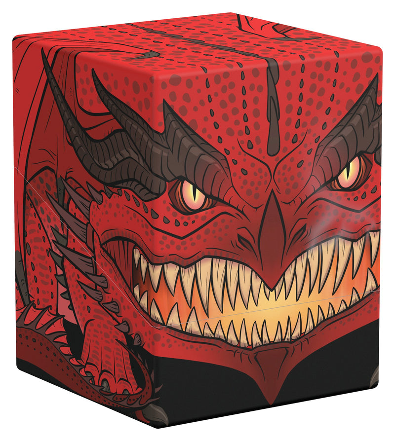Squaroe Dungeons & Dragons DND008 - Red Dragon Boulder 100+ Deck Box