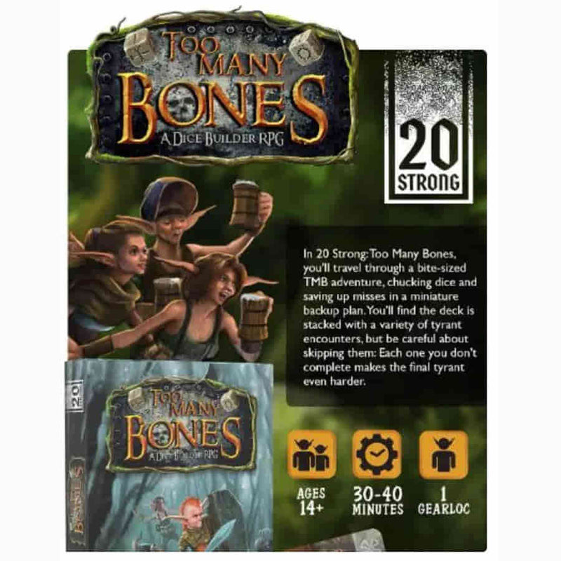 Chip Theory Games 20 Strong Too Many Bones Expansion Deck