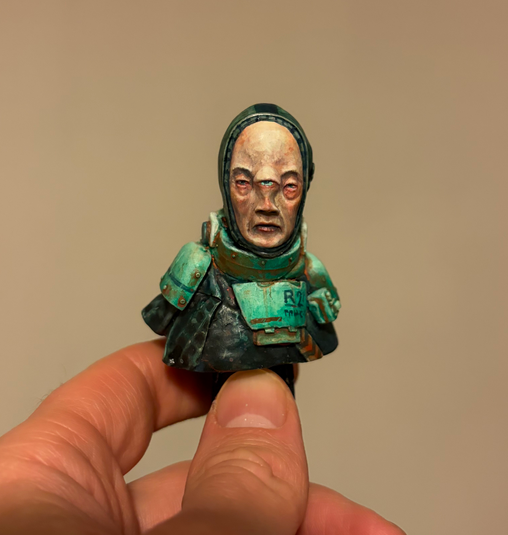 Smashbash Weirding Way S Cassiopeiae Navigator Bust - Resin Miniature