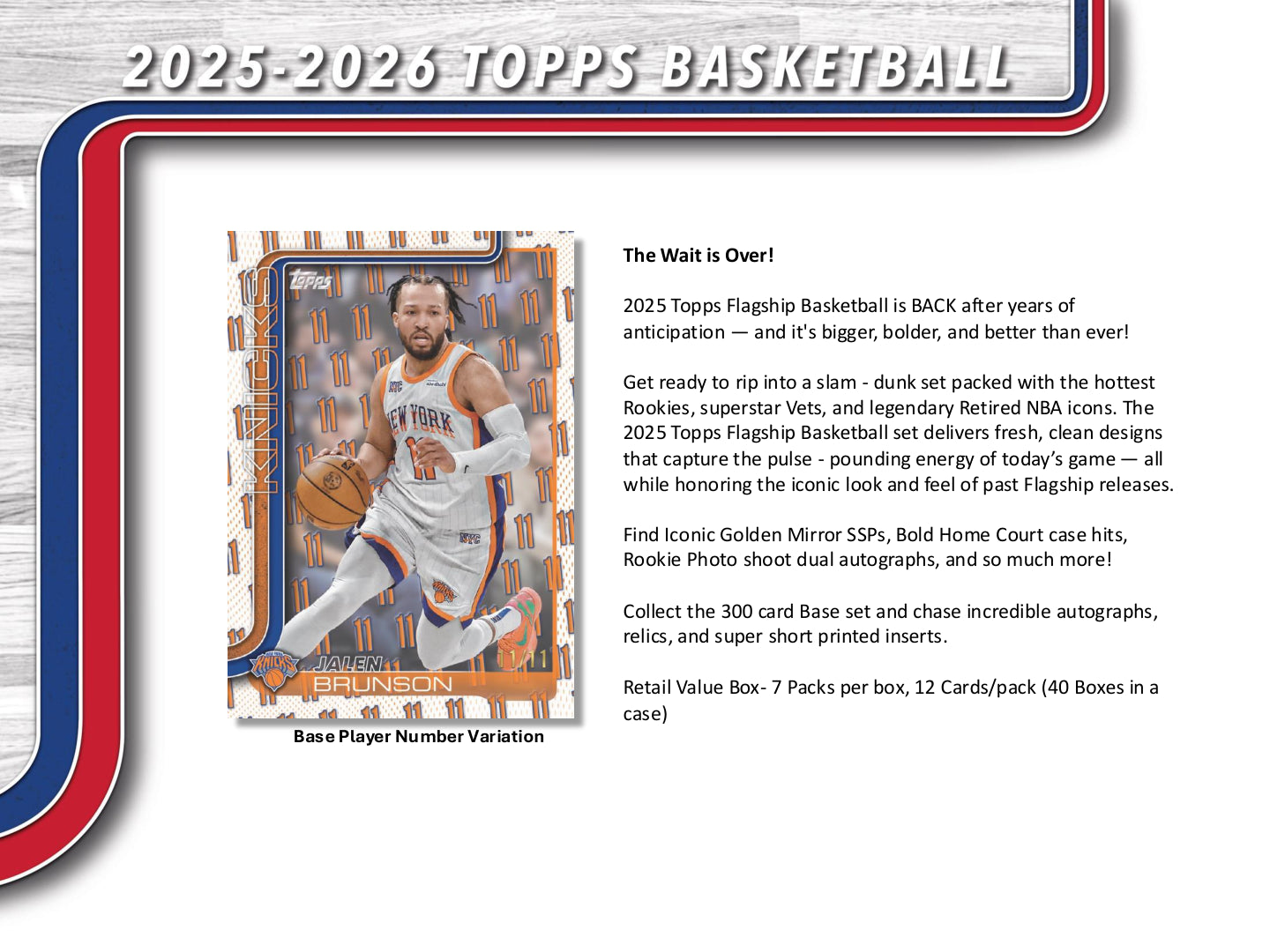 2025-26 Topps Basketball Blaster Box