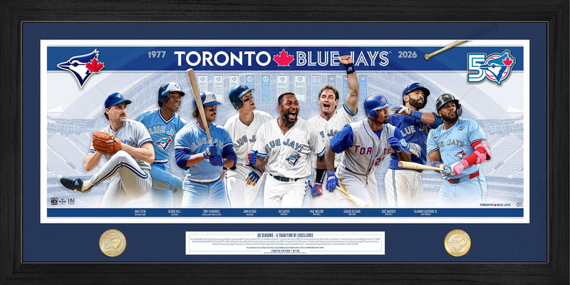 Highland Mint Toronto Blue Jays 50th Season Alumni Bronze Coin Photo Mint - Special Edition