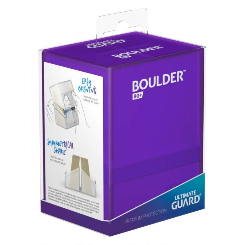 Ultimate Guard Boulder 80+ Deck Case - Amethyst