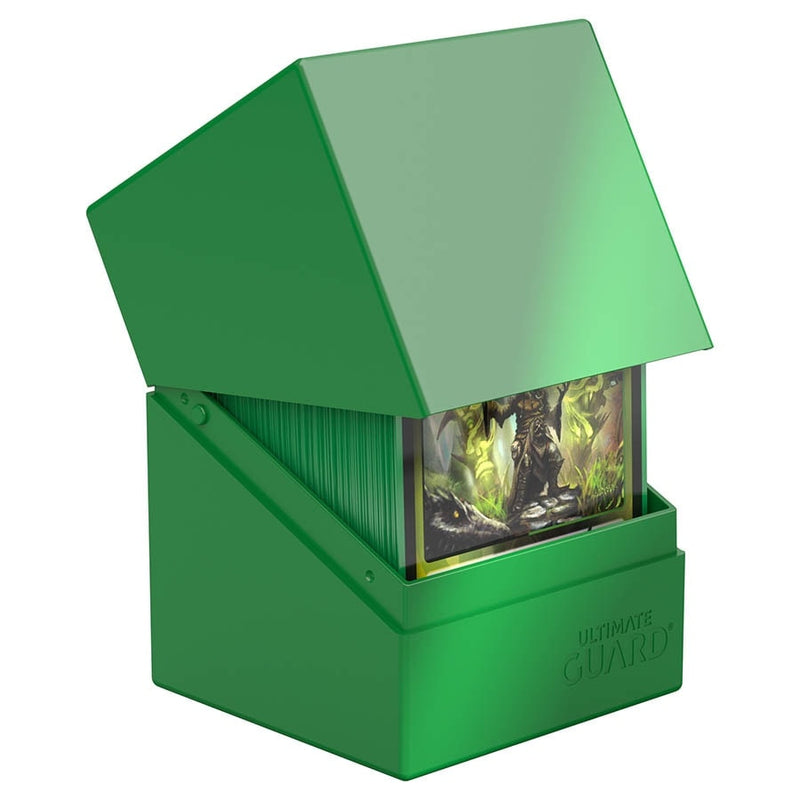 Ultimate Guard Boulder 100+ Deck Case - Solid Green