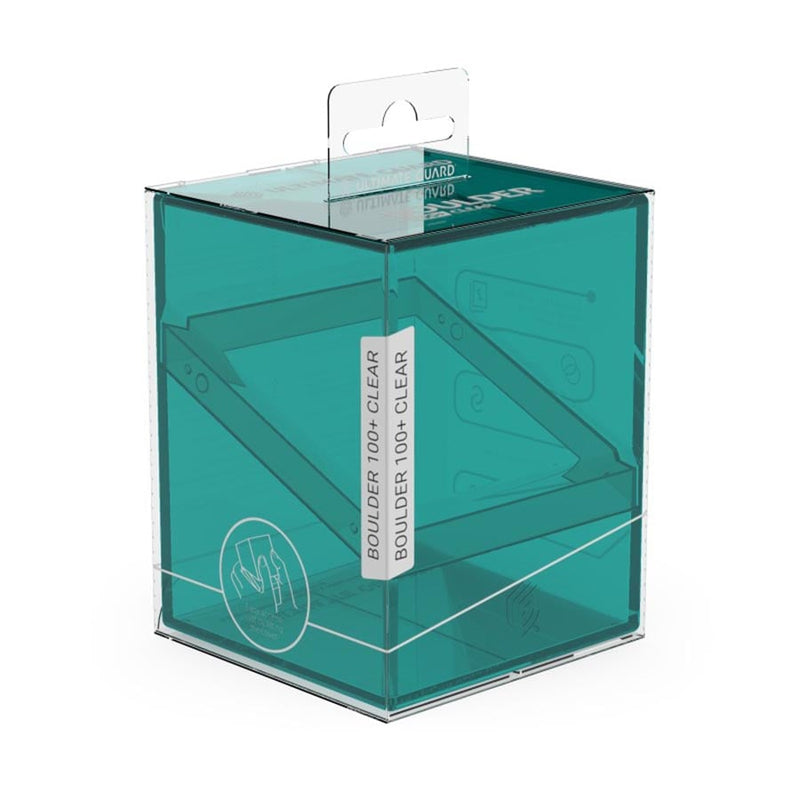 Ultimate Guard Boulder 100+ Clear Deck Case - Malachite