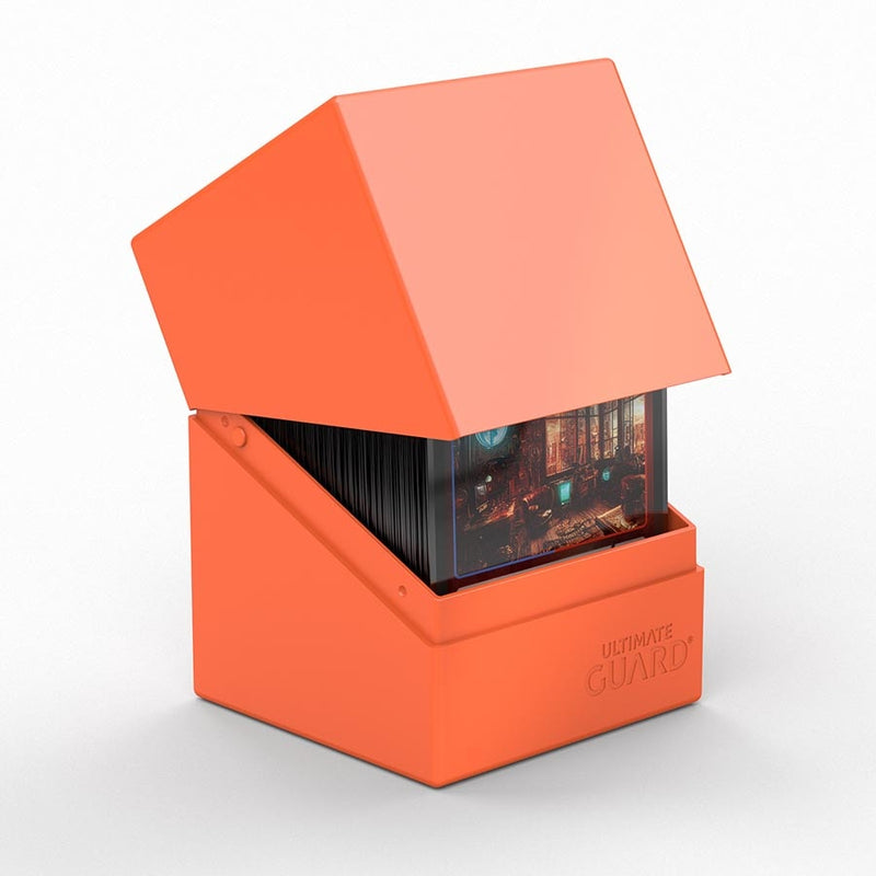 Ultimate Guard Boulder 100+ Solid Deck Box - Neon Orange